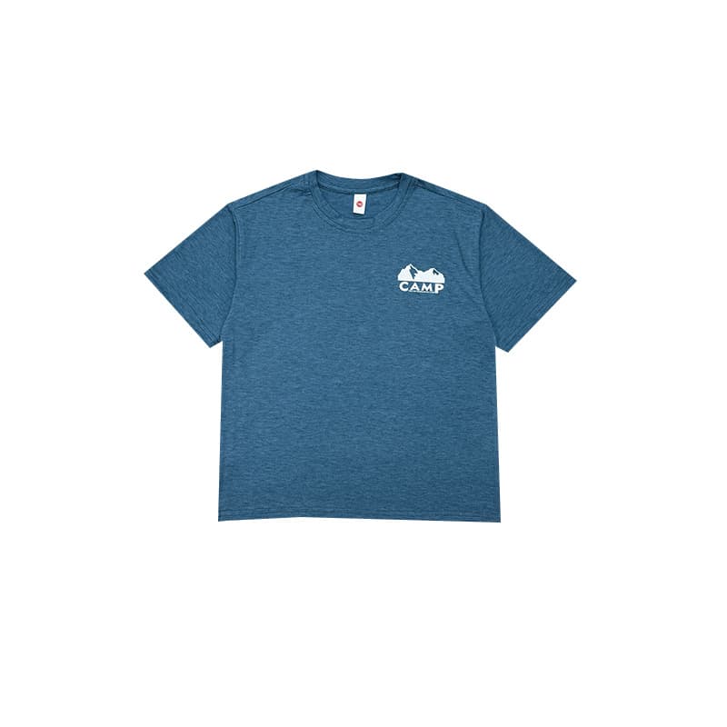 キッズファッション Tシャツ　アウトドア冒険山小屋プリント長袖Tシャツ