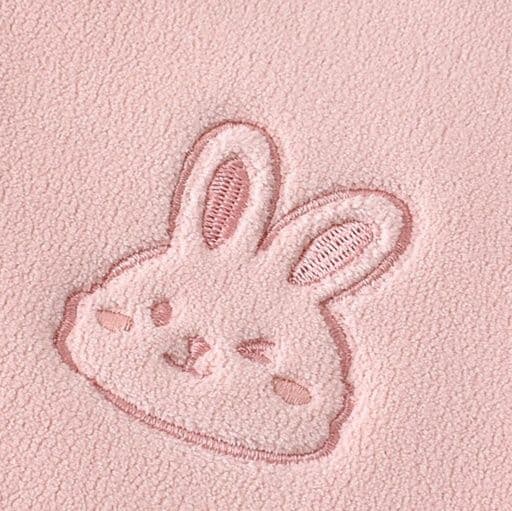 キッズファッション トレーナー ふわふわ動物刺繍付きフード羽織りトレーナー