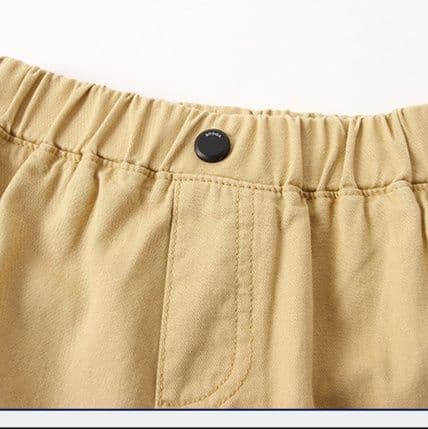 キッズファッション パンツ 男の子用カーゴポケット付きハーフパンツ