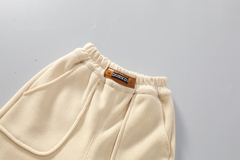 キッズファッション パンツ ふんわりコーデュロイ裾絞りポケット付きズボン