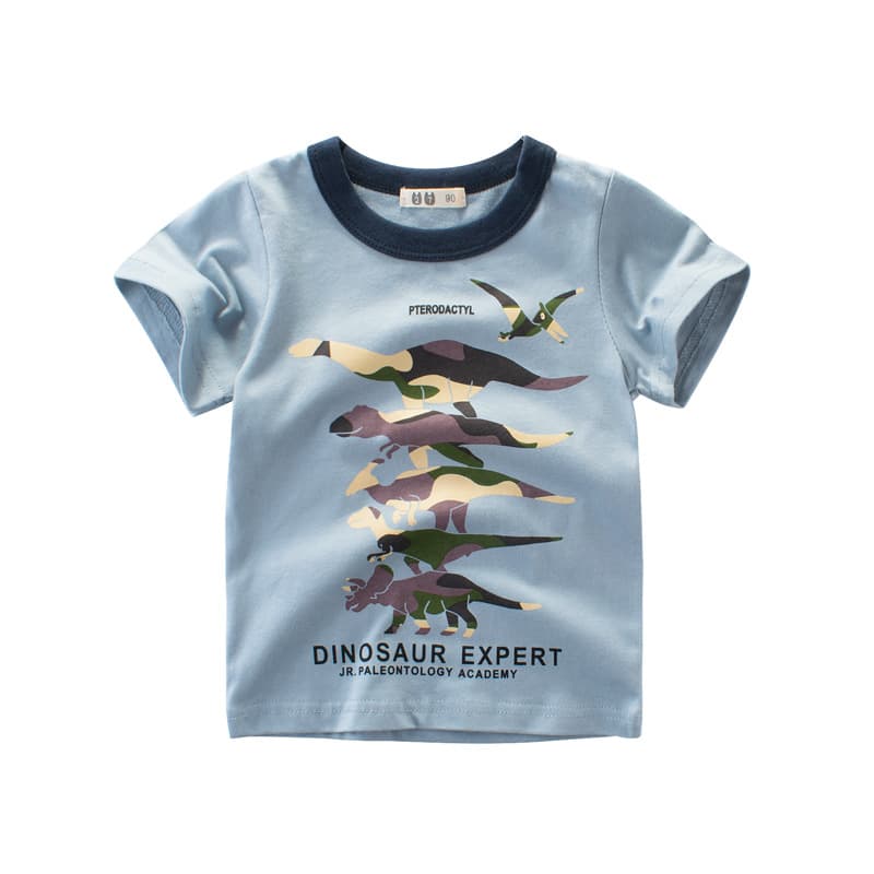 キッズファッション Tシャツ 恐竜プリントTシャツ