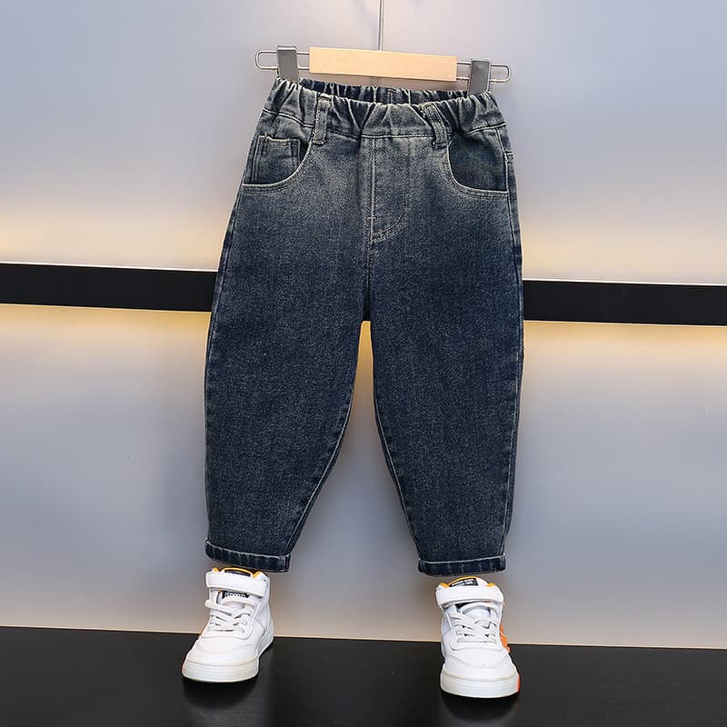 キッズファッション パンツ キッズゆったりデニムイージーパンツ