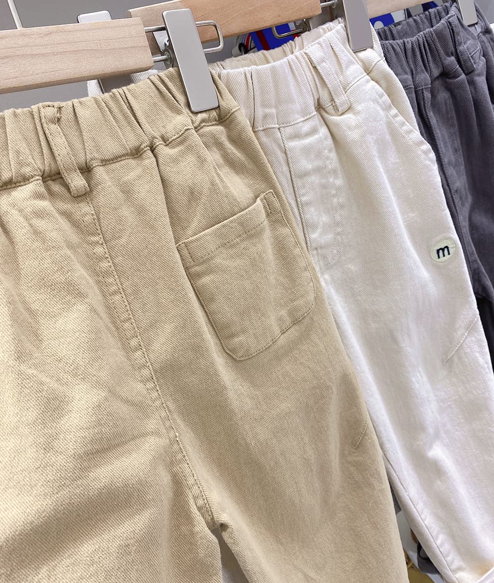 キッズファッション パンツ やわらか素材のゆったりシルエット長ズボン