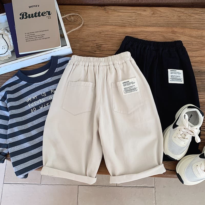 キッズファッション パンツ ゆったり快適ロールアップハーフパンツ