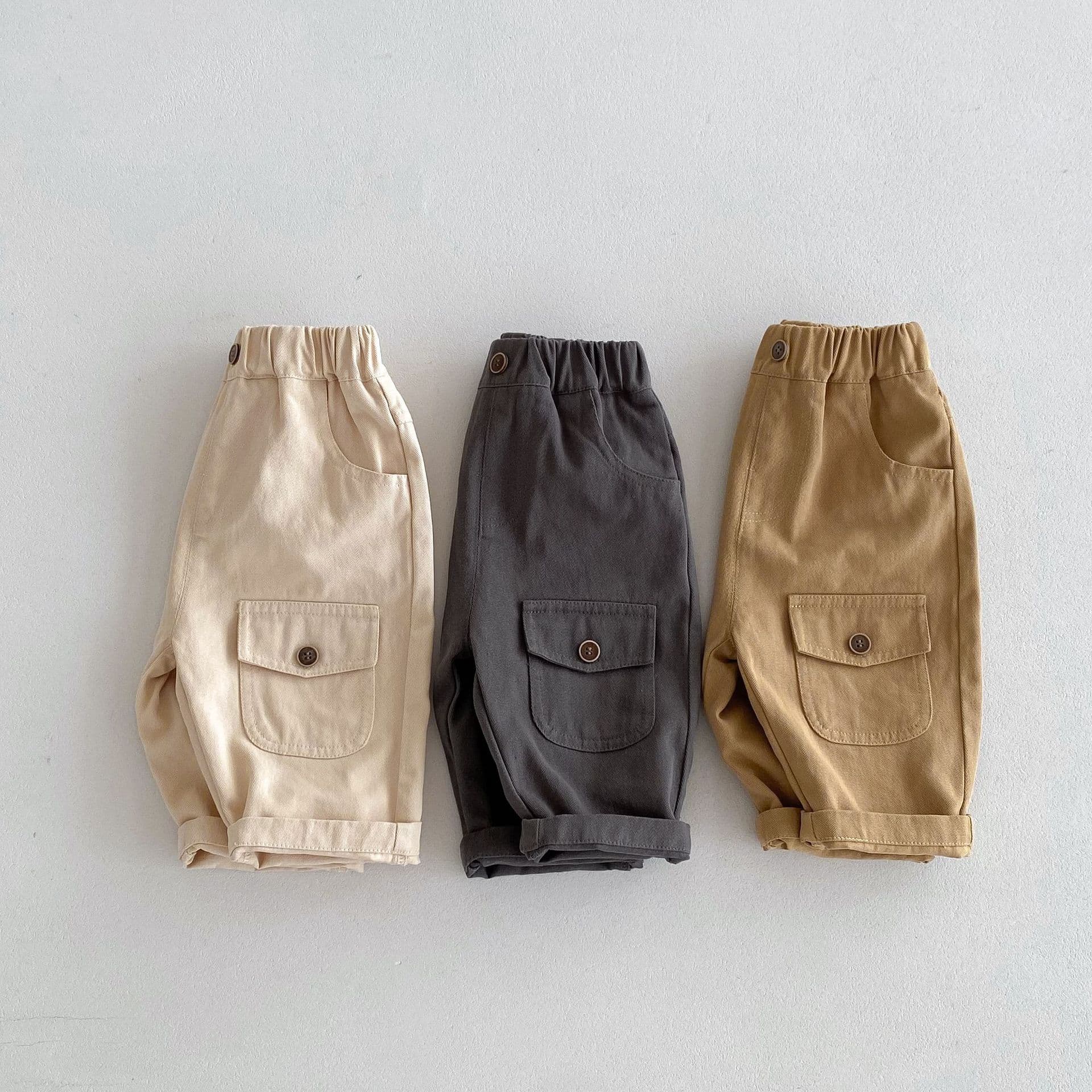 キッズファッション パンツ おしゃれカーゴポケット半ズボン