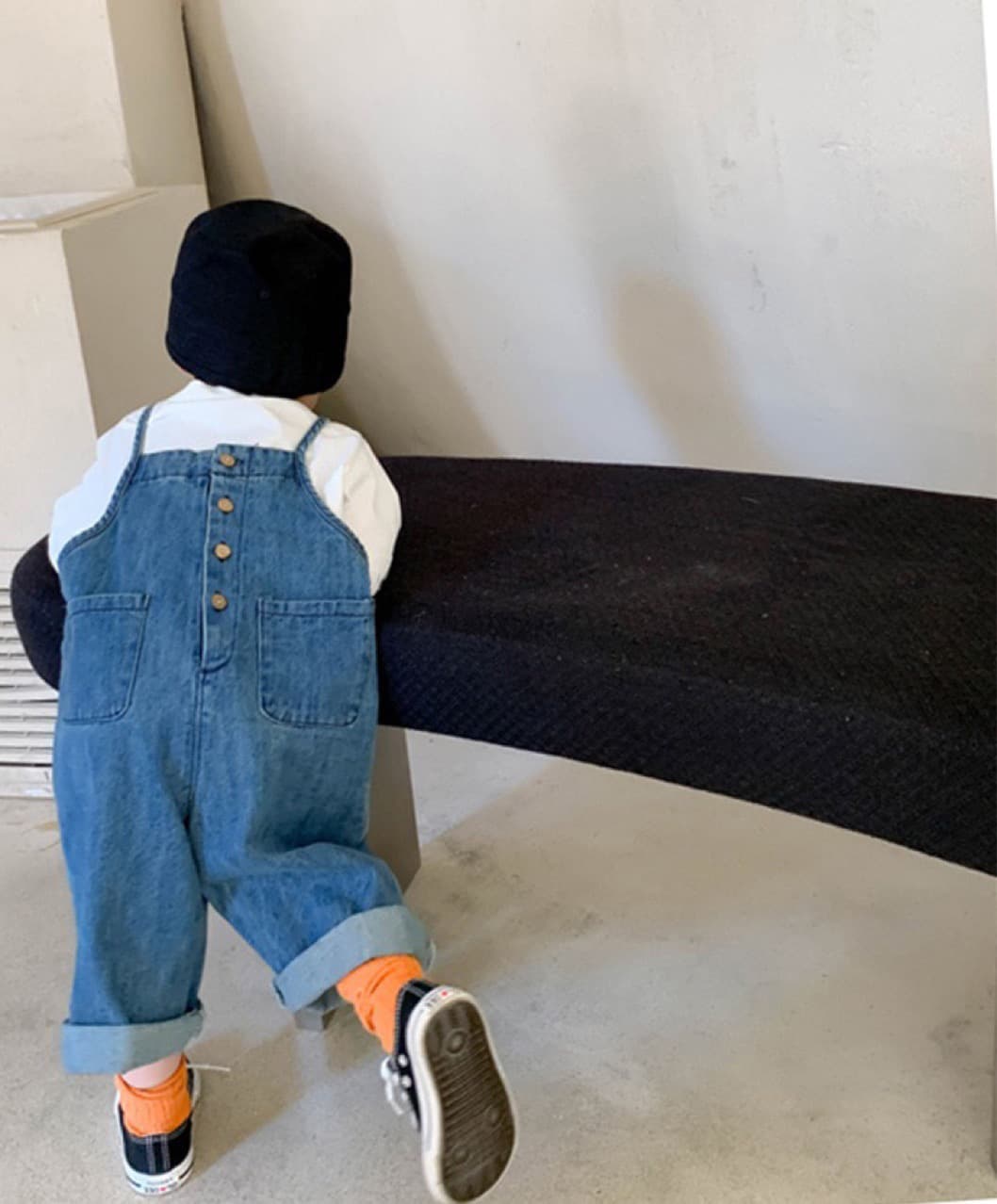 キッズファッション パンツ 子供用デニムサロペットオーバーオール