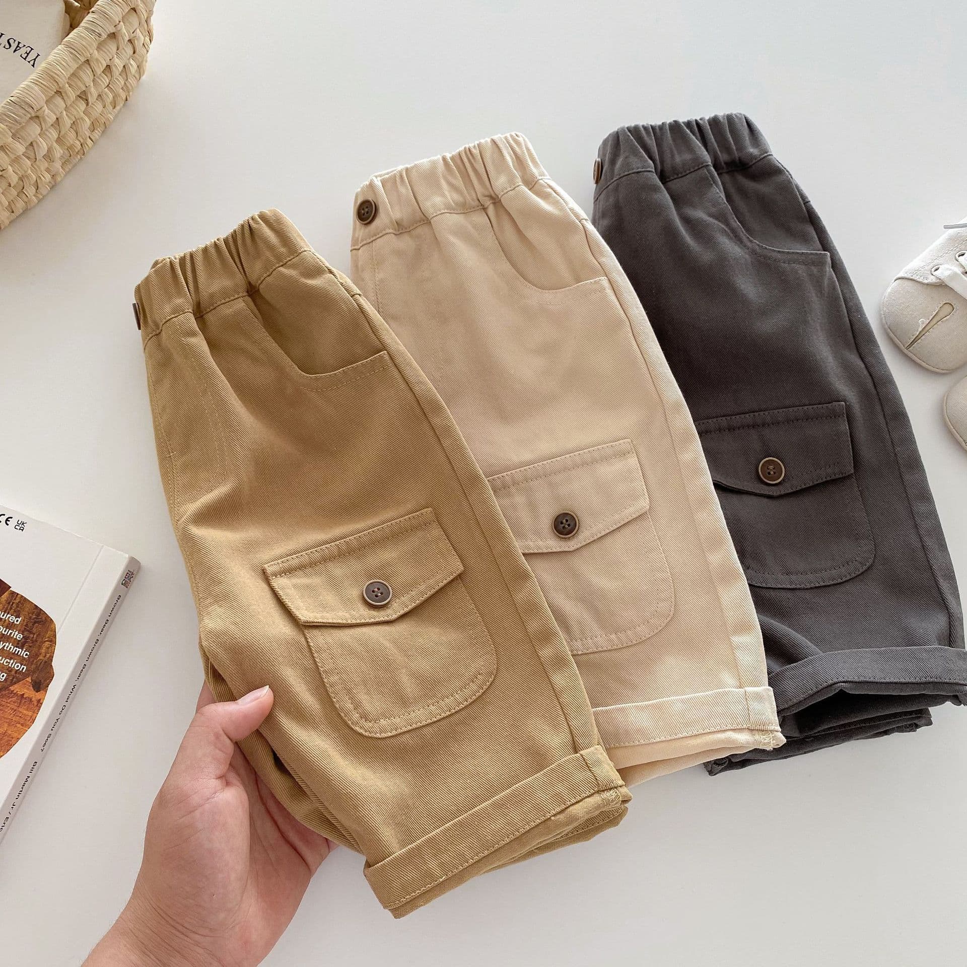 キッズファッション パンツ おしゃれカーゴポケット半ズボン